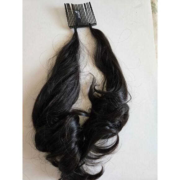 Soho Style Curled Comb Volumizing Hair Extension Dark Brown - Picture 3 of 6